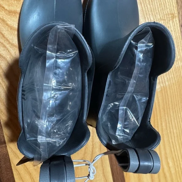 Totes Chelsea Rain Boots Womens Every Wear Casual Ankle Gray Rubber NEW - Picture 8 of 9